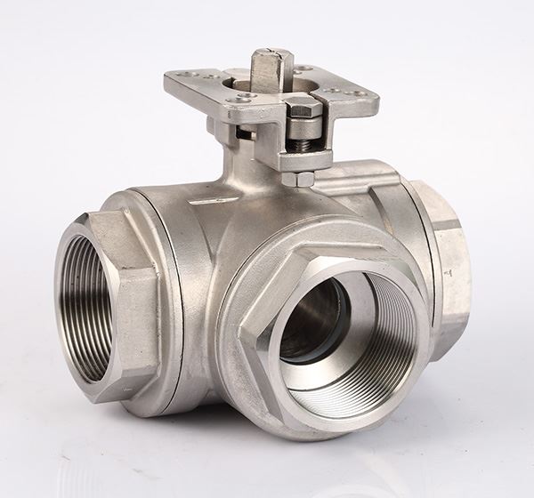 3 way thread ball valve