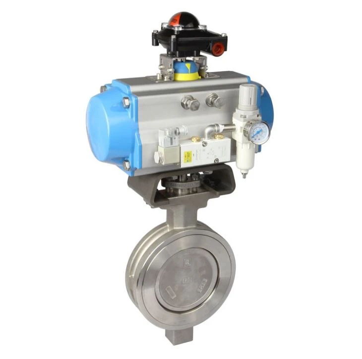 Pneumatic Double Eccentric Butterfly Valve